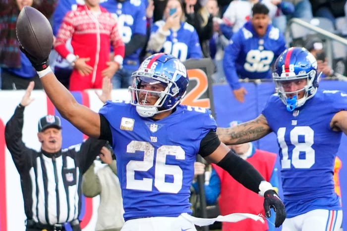 New York Giants running back Saquon Barkley